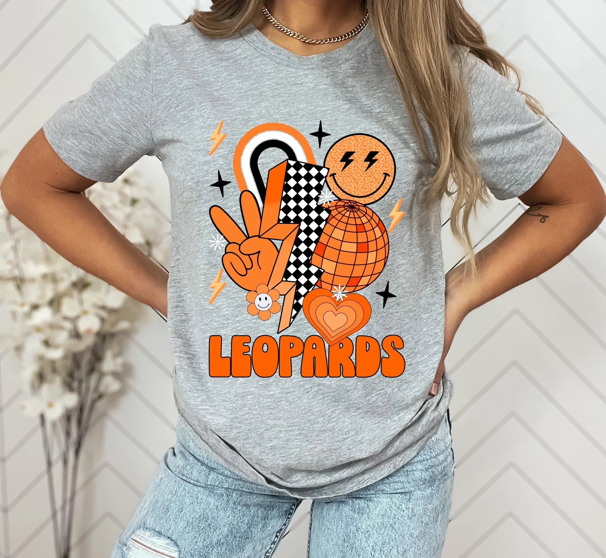 Leopards Groovy DTF Transfer - Merch Girls