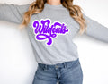 Wildcats Vintage Retro Shadow Distressed DTF Transfer - Merch Girls