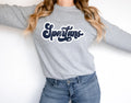 Spartans Vintage Retro Shadow Distressed DTF Transfer - Merch Girls