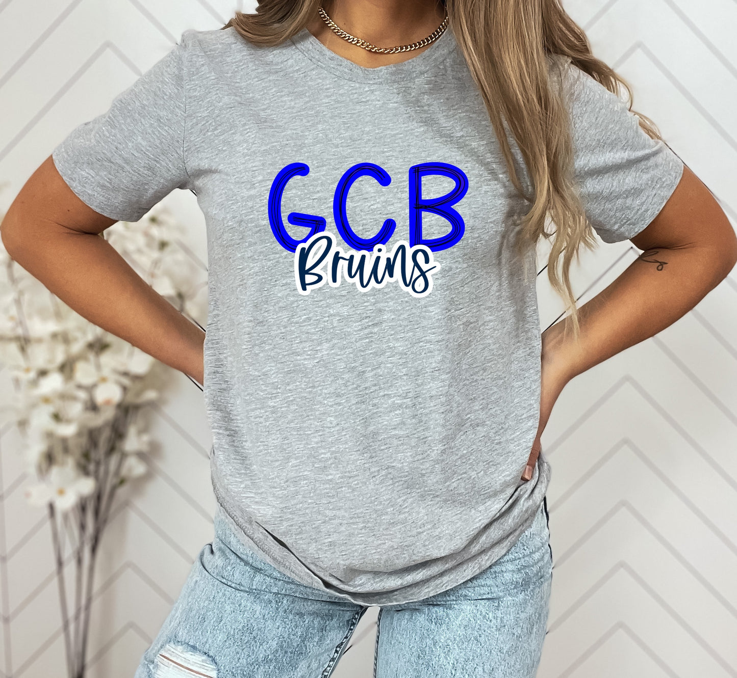 GCB Bruins Scribble Doodle Graphic Tee