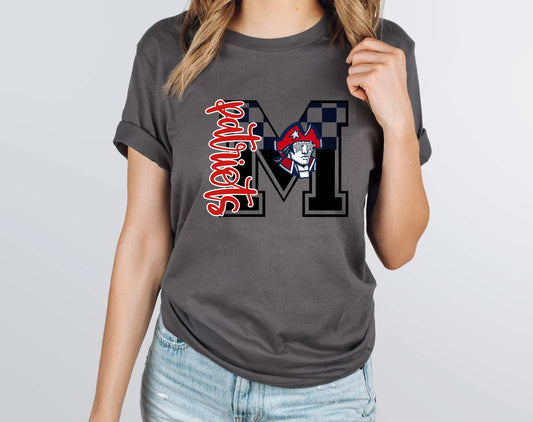 Patriots Checkered Graphic Tee