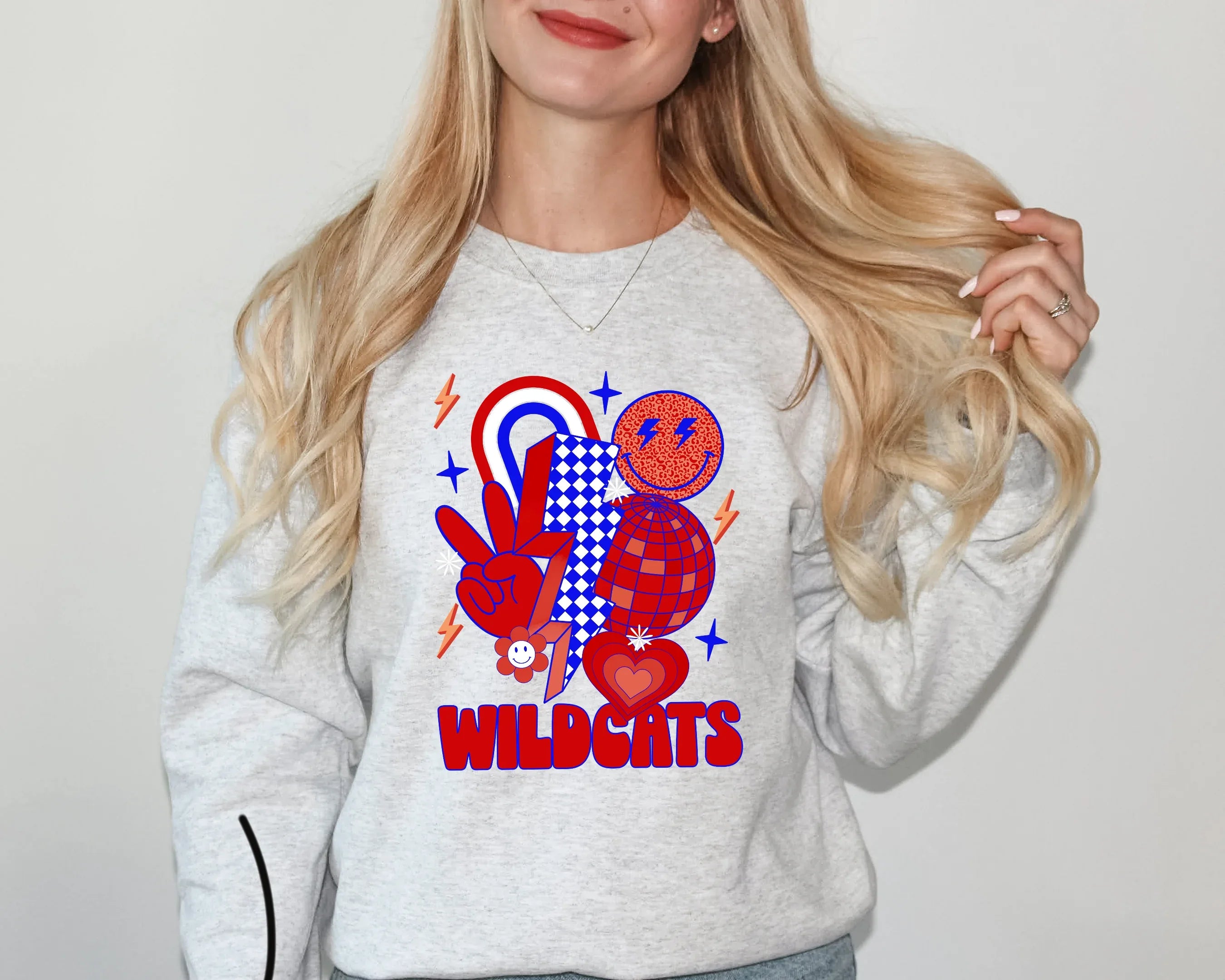 Wildcats Red and Blue DTF Transfer - Merch Girls