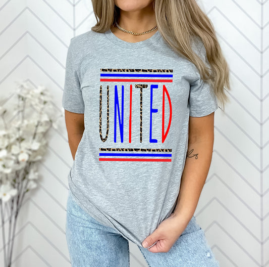 United Skinny Mascot Graphic Tee
