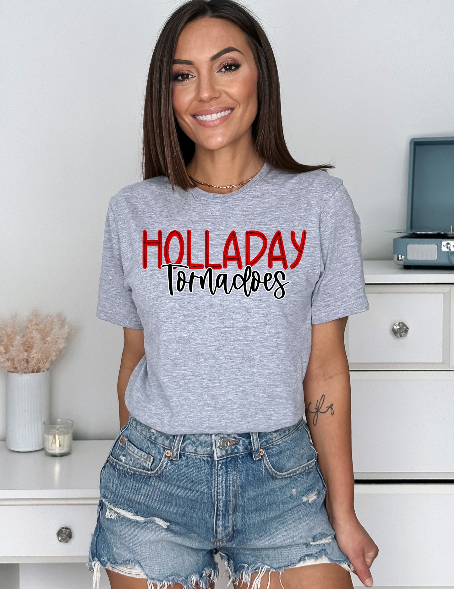 Holladay Tornadoes Scribble Doodle Graphic Tee