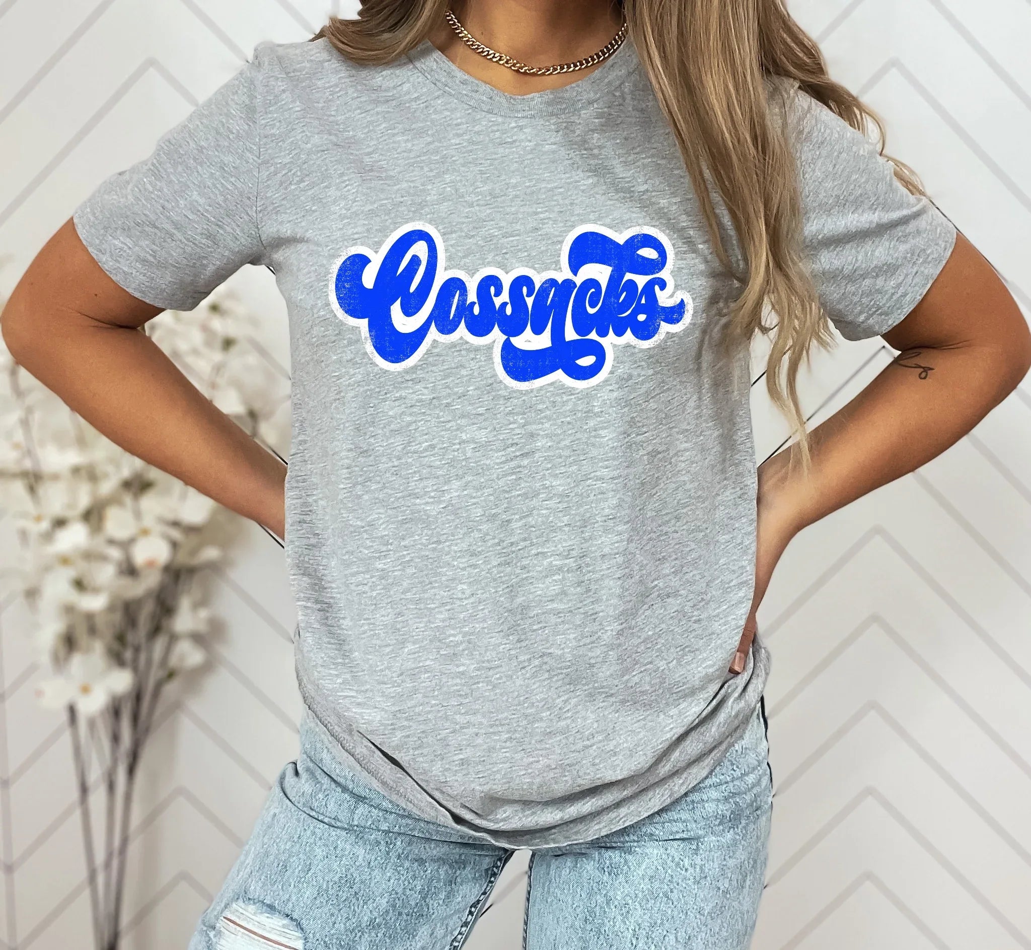 Cossacks Vintage Retro Shadow Distressed DTF Transfer - Merch Girls