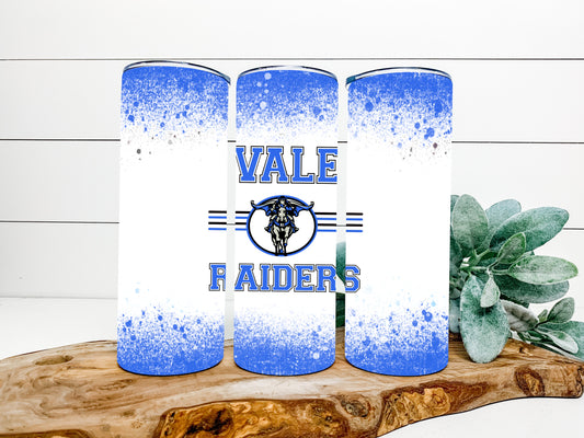 Vale Raiders Completed 20oz Skinny Tumbler