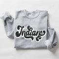 Indians Vintage Black & White Retro Shadow Distressed DTF Transfer - Merch Girls