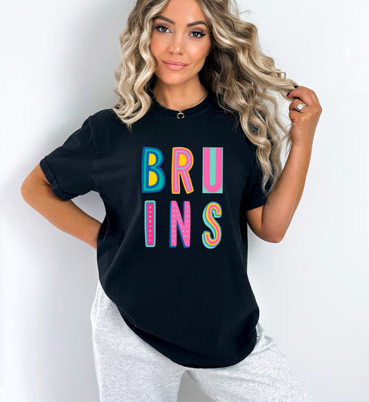 Bruins Colorful Graphic Tee