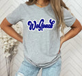 Wolfpack Navy Vintage Retro Shadow Distressed DTF Transfer - Merch Girls