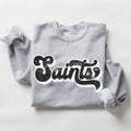 Saints Vintage Retro Shadow Distressed DTF Transfer - Merch Girls