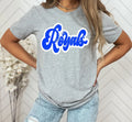 Royals Vintage Retro Shadow Distressed DTF Transfer - Merch Girls