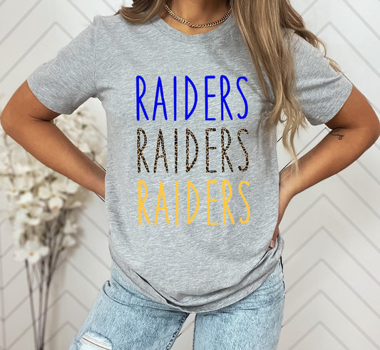 Raiders Skinny Mascot Graphic Tee