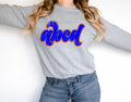 ABCD Vintage Retro Shadow Distressed DTF Transfer - Merch Girls