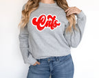 Cats Vintage Retro Shadow Distressed DTF Transfer - Merch Girls