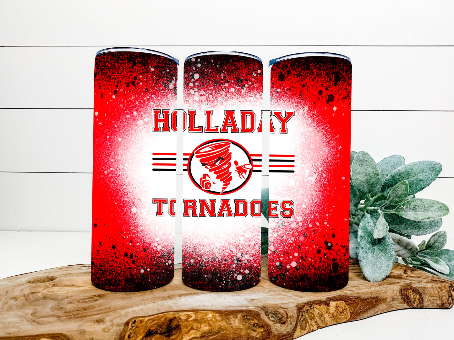 Holladay Tornadoes Completed 20oz Skinny Tumbler