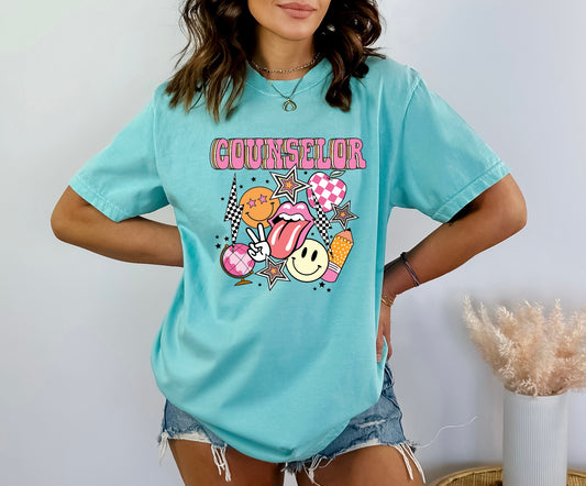 Counselor Preppy Graphic Tee