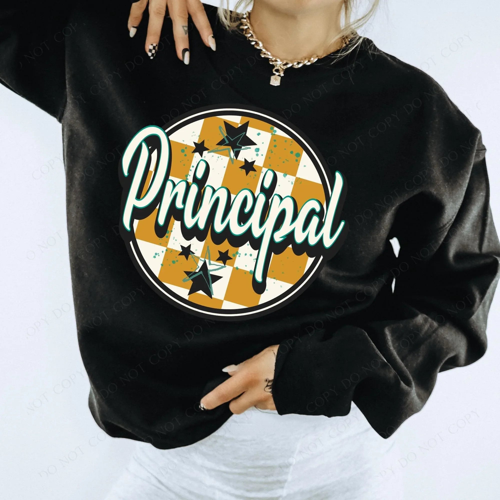 Principal Circle with starts DTF Transfer - Merch Girls