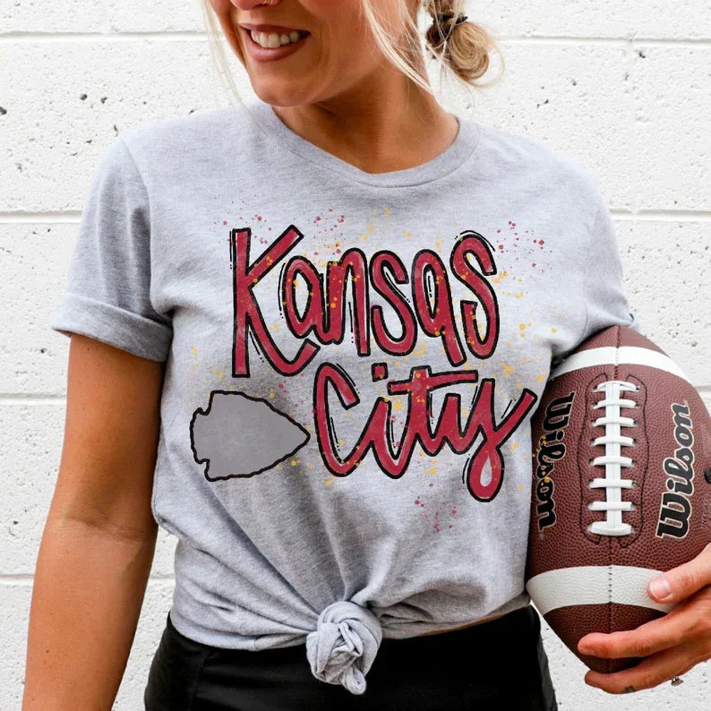 Kansas City Splatter Graphic Tee - Merch Girls