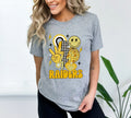 Raiders Yellow Groovy DTF Transfer - Merch Girls