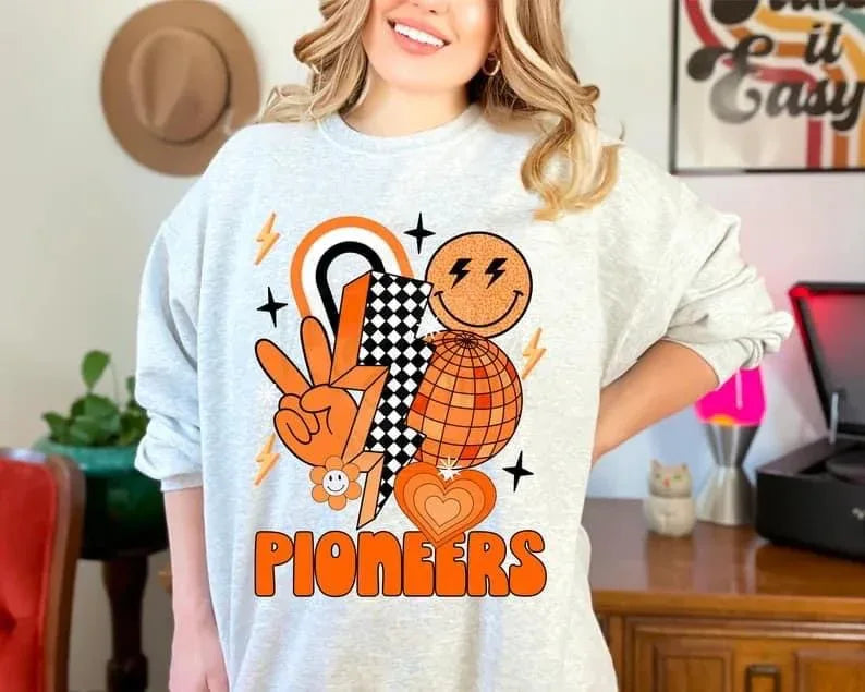 Pioneers Orange DTF Transfer - Merch Girls