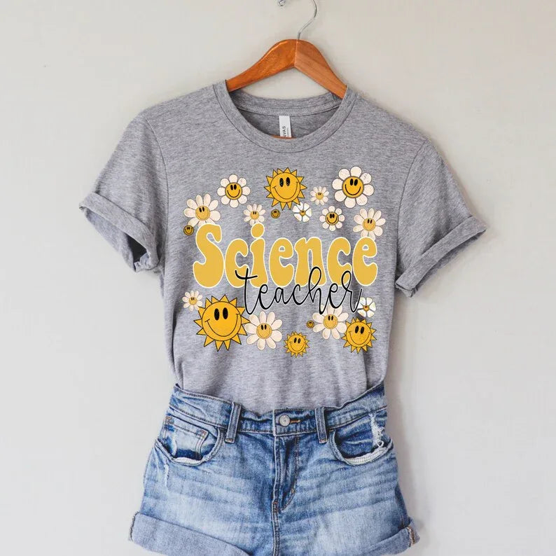 Science Teacher Retro Graphic Tee - Merch Girls