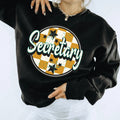 Secretary Circle with starts DTF Transfer - Merch Girls