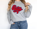 Patriots Vintage Retro Shadow Distressed DTF Transfer - Merch Girls