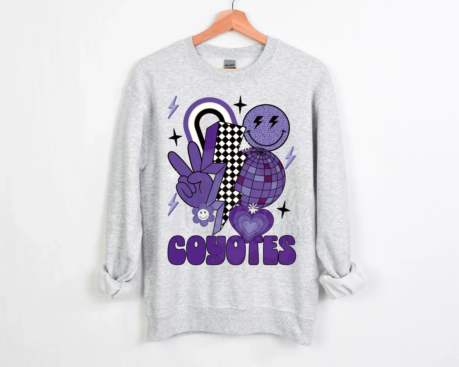 Coyotes Groovy DTF Transfer - Merch Girls