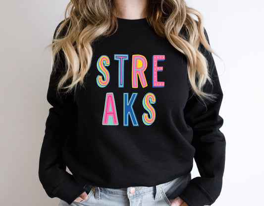 Streaks Colorful Graphic Tee
