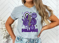 Bulldogs Purple Groovy DTF Transfer - Merch Girls