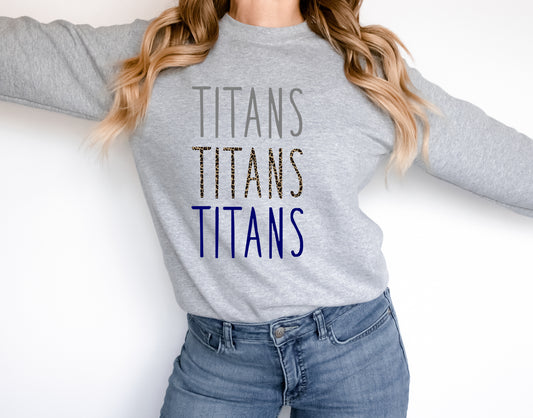 Titans  Skinny Mascot Graphic Tee