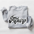 Packers Vintage Black & White Retro Shadow Distressed DTF Transfer - Merch Girls