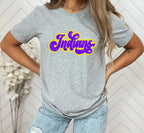 Indians Vintage Retro Shadow Distressed DTF Transfer - Merch Girls