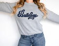Bulldogs Vintage Retro Shadow Distressed DTF Transfer - Merch Girls