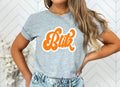 Blitz Vintage Retro Shadow Distressed DTF Transfer - Merch Girls