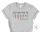 Just Here for the Snacks #baseballbrother Graphic Tee - Merch Girls
