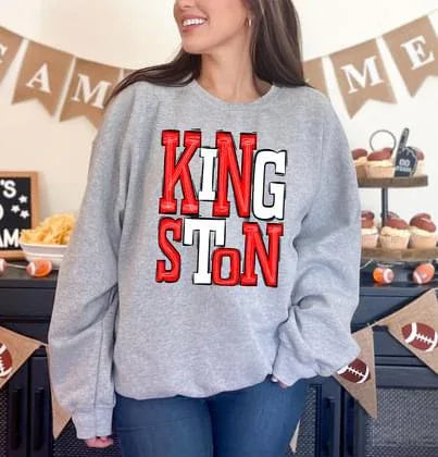 Kingston Sporty Varsity Doodle DTF Transfer - Merch Girls