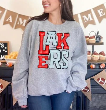 Lakers Sporty Varsity Doodle DTF Transfer - Merch Girls