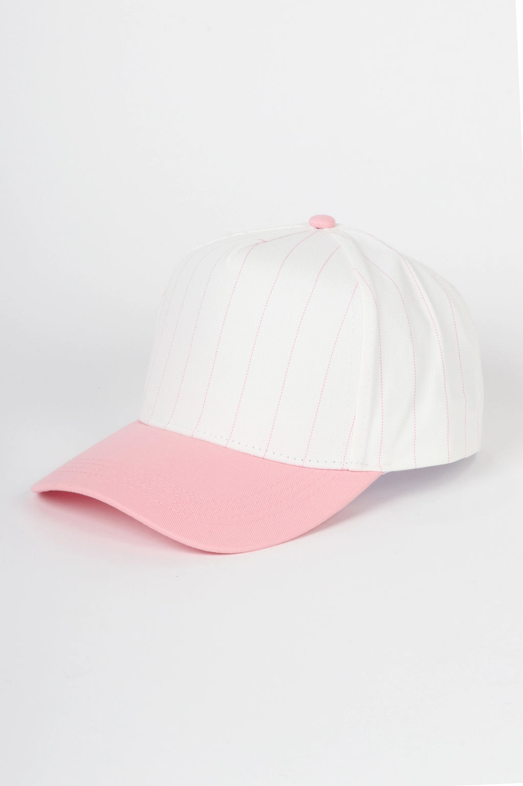 Collegiate Letter Glitter HTV or Fabric Applique Embroidered Adjustable Baseball Pinstripe Trucker Hat