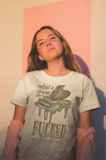 What a Shame She's Fucked In The Head Graphic Tee - Merch Girls