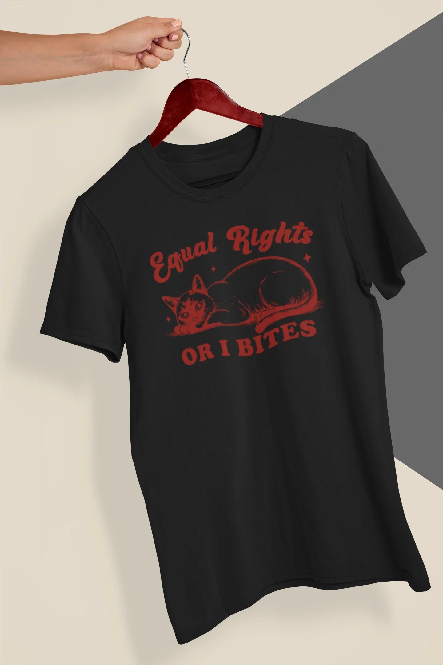 Equal Rights Or I Bites Graphic Tee - Merch Girls