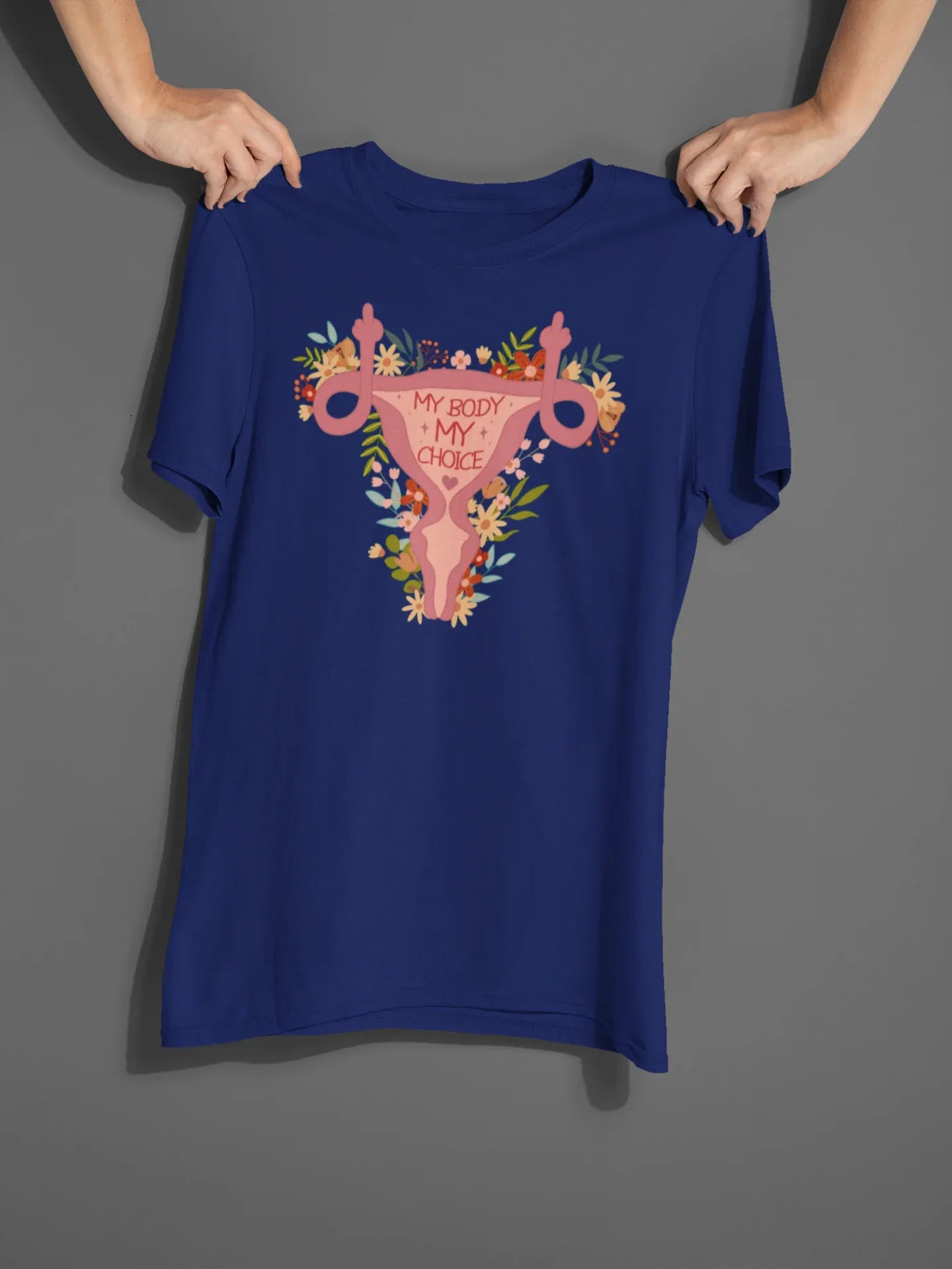 My Body My Choice Uterus Graphic Tee - Merch Girls
