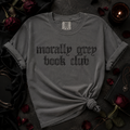 Bad Decisions Book Club | Morally Grey Book Club Embroidered Shirt