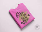 New Year Same Hot Mess Gold Faux Glitter and Leopard Celebration Graphic Tee or Sweatshirt - Merch Girls