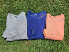 High School Mascot Embroidered Neckline Comfort Colors Sweatshirt - Merch Girls