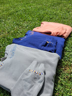 High School Mascot Embroidered Neckline Comfort Colors Sweatshirt - Merch Girls
