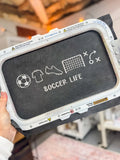 Soccer Life Icons Embroidered Shirt | QUICK SHIP - Merch Girls