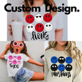 Stacked Star Faces Design Mockup - No Physical Item! - Merch Girls