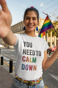 You Need to Calm Down Graphic Tee - Merch Girls