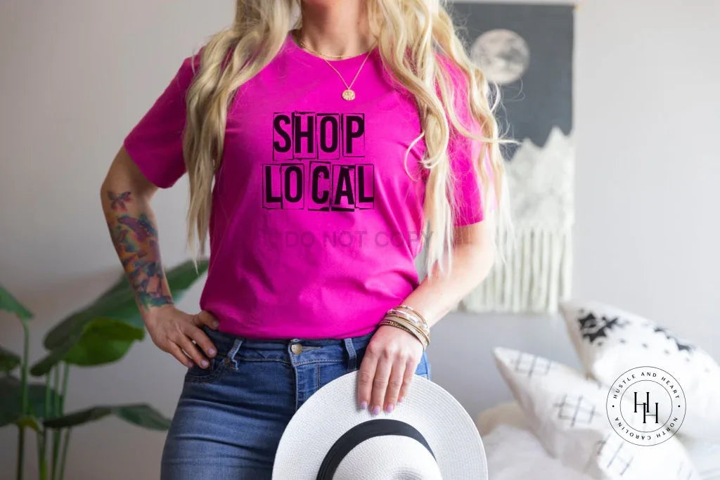 Shop Local Graphic Tee - Merch Girls